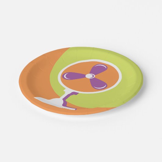 Koelventilator Papieren Bordje (Gekanteld)