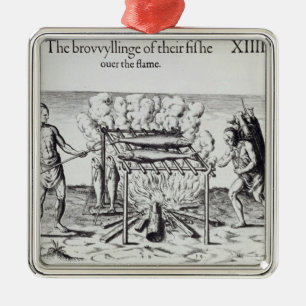 Koelvis Metalen Ornament