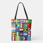 Koelvlaggen van de Mode in de wereld Tote Bag (Achterkant)