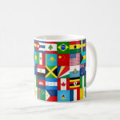 Koelvlaggen van de wereld koffiemok (Voorkant rechts)