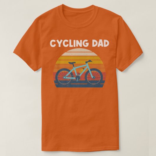 Koelvormig fietsontwerp voor een fiets van vader e t-shirt (Design voorkant)