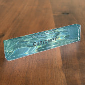 Koelwater Naambordje (Zijkant)