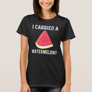 Koelwatermeloen voor mannen Rode meloenslijm T-shirt