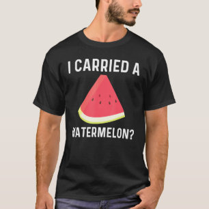 Koelwatermeloen voor mannen Rode meloenslijm T-shirt