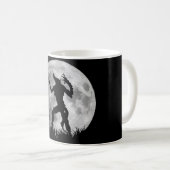 Koelweerwolf, volledige maan transformatie koffiemok (Voorkant rechts)