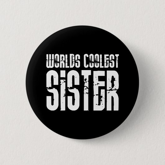 Koelzisters : Worlds koelste zuster Ronde Button 5,7 Cm (Voorkant)