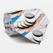 Koelzucht Euro Munten - Stropdas op de aandelenmar (Opgerold)