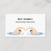 Koelzwembadinstructeur Visitekaartje (Voorkant)
