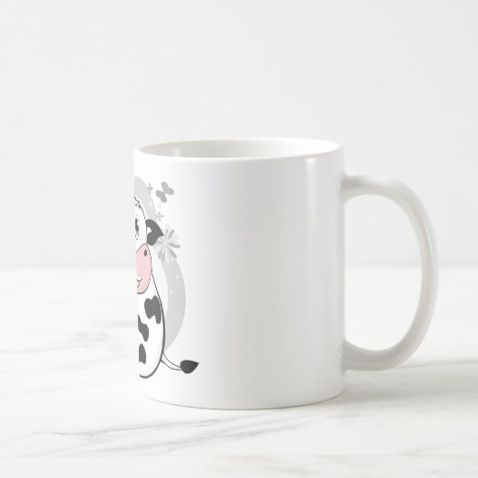 Koemelk drink koffiemok (Rechts)