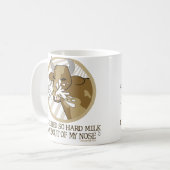 Koemelk uit mijn neus mok (Voorkant links)