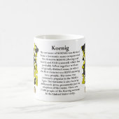 Koenig, de Oorsprong, de Betekenis en de Mok van d (Center)