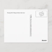 Koenig Stuhl (koning) Briefkaart (Achterkant)