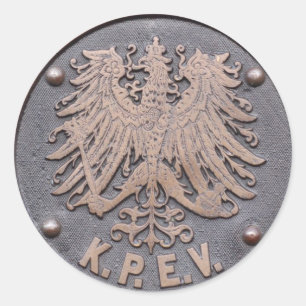 Koeniglich Preussische Eisenbahn-Verwaltung Ronde Sticker