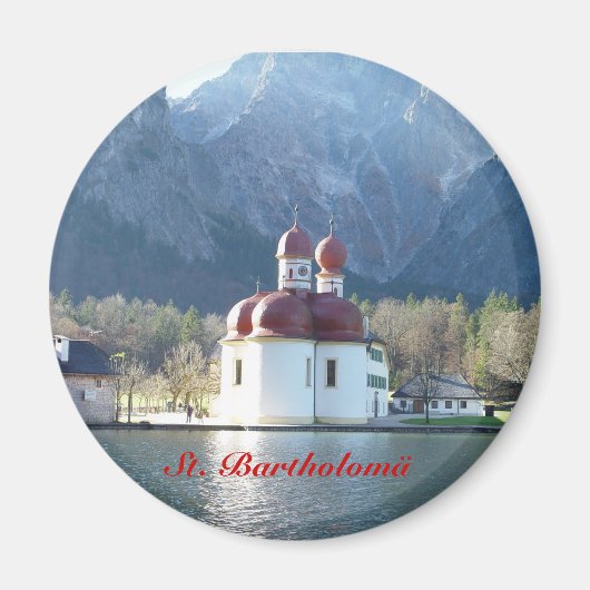Koenigsee, St. Bartholomä Magneet (Voorkant)