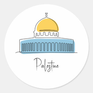 Koepel van de Rock Palestine Ronde Sticker