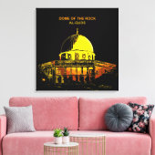 Koepel van de Rots, Al-Quds Canvas Afdruk (Insitu (Woonkamer))
