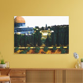 Koepel van de rots, Jeruzalem Canvas Afdruk (Insitu (Woonkamer))