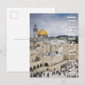 Koepel van de rots | Western Wall Plaza, Jeruzalem Briefkaart (Voorkant / Achterkant)