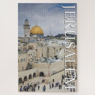 Koepel van de rots   Western Wall Plaza, Jeruzalem Legpuzzel