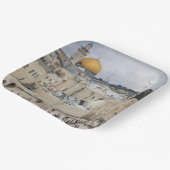 Koepel van de rots | Western Wall Plaza, Jeruzalem Papieren Bordje (Gebogen)