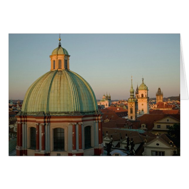 Koepel van de Sint-Franciscuskerk, Praag, Tsjechië (Voorkant Horizontaal)