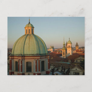 Koepel van de Sint-Franciscuskerk, Praag, Tsjechië Briefkaart