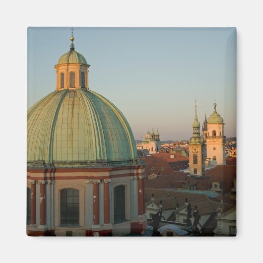 Koepel van de Sint-Franciscuskerk, Praag, Tsjechië Magneet (Voorkant)