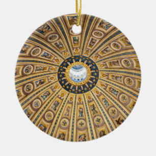 Koepel van de Sint-Pietersbasiliek - Vaticaan, Rom Keramisch Ornament