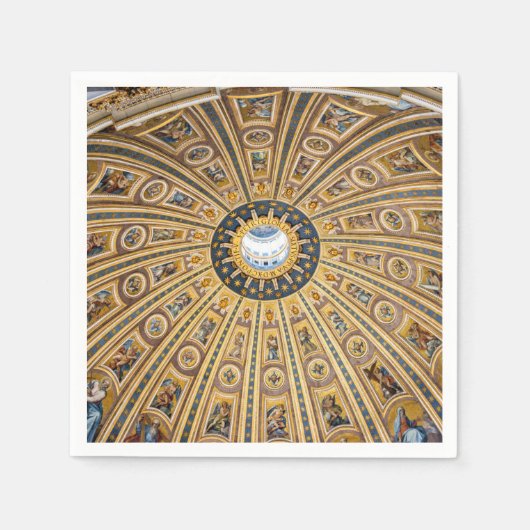 Koepel van de Sint-Pietersbasiliek - Vaticaan, Rom Servet (Voorkant)