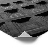 koepel van het pantheon poster (Hoek)