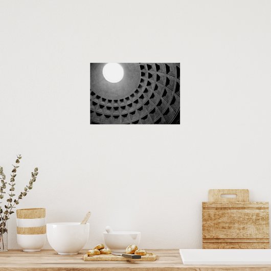koepel van het pantheon poster (Keuken)