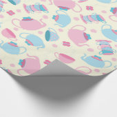 Koepel van het theetheepatroon cadeaupapier (Hoek)