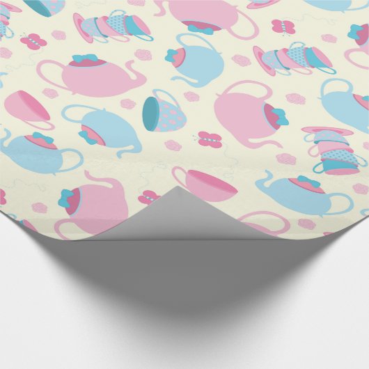 Koepel van het theetheepatroon cadeaupapier (Hoek)