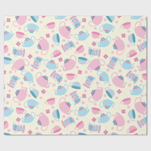 Koepel van het theetheepatroon cadeaupapier (Vlak)