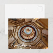 Koepel van het Topeka State Capitol Briefkaart (Voorkant / Achterkant)