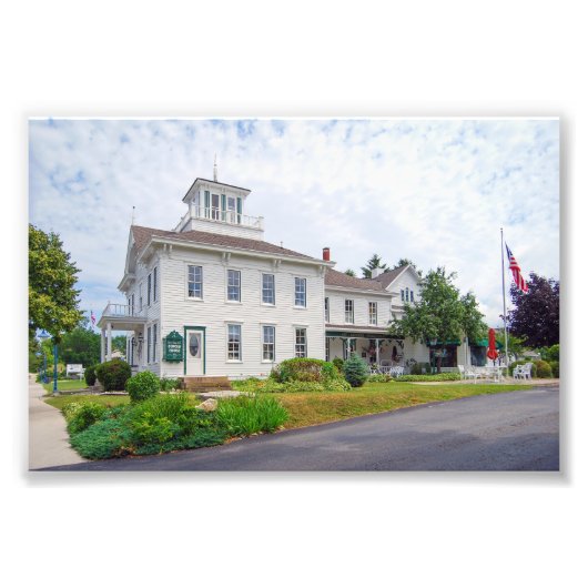 Koepelhuis, Egg Harbor, Wisconsin Foto Afdruk (Voorkant)