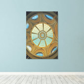 koepelinterieur canvas afdruk (Insitu (Houten vloer))