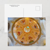 Koepelplafond van de Frauenkirche, Dresden, Duitsl Briefkaart (Voorkant / Achterkant)