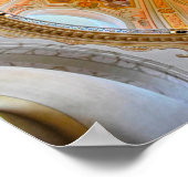 Koepelplafond van de Frauenkirche, Dresden, Duitsl Poster (Hoek)
