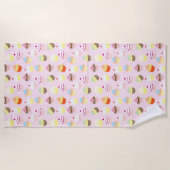 Koepkoeken Party Beach Towel Strandlaken (Voorkant)