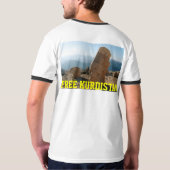 Koerden hebben geen vrienden, maar bergen VRIJ KUR T-shirt (Achterkant volledig)