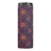 Koerdisch mozaïek bloempatroon thermosbeker (Achterkant)