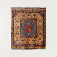 Koerdisch Safreh Dark Tan Yellow Blue