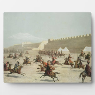 Koerdische en Tatar-strijders in Sadar Abbat, Arme Fotoplaat