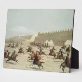 Koerdische en Tatar-strijders in Sadar Abbat, Arme Fotoplaat (Zijkant)