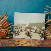 Koerdische en Tatar-strijders in Sadar Abbat, Arme Fotoplaat (Zijkant)