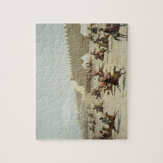 Koerdische en Tatar-strijders in Sadar Abbat, Arme Legpuzzel (Verticaal)