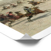 Koerdische en Tatar-strijders in Sadar Abbat, Arme Poster (Hoek)