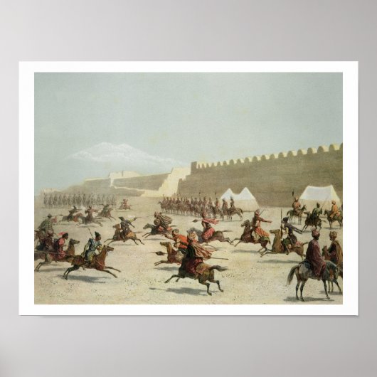 Koerdische en Tatar-strijders in Sadar Abbat, Arme Poster (Voorkant)