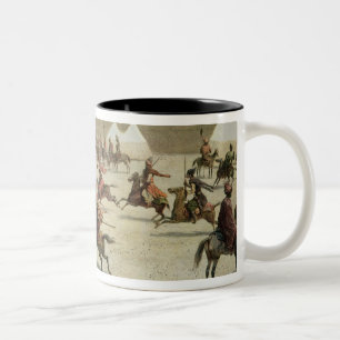 Koerdische en Tatar-strijders in Sadar Abbat, Arme Tweekleurige Koffiemok